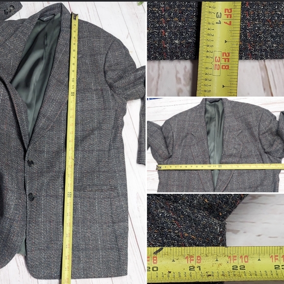 Vintage Pierre Cardin Plaid 2 Button Blazer - Picture 13 of 16
